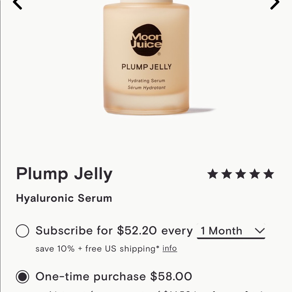 Moon Juice Plump Jelly Hyaluronic Serum
